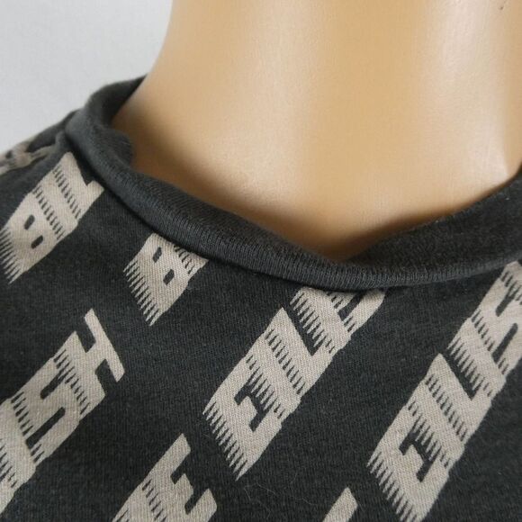 Billie Eillish for H&M Divided Band Music All Over Print Text Graphic T Shirt XS - Picture 6 of 10